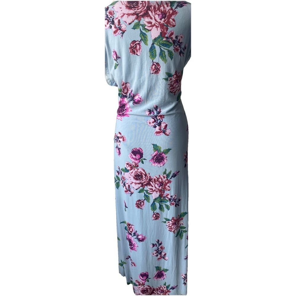 Free People Carmel Midi Blue Dress Size Large New - Picture 9 of 9